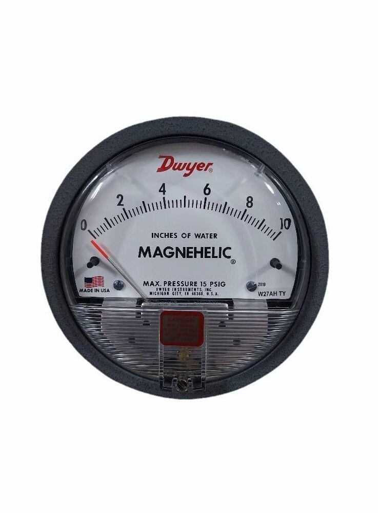 Dwyer Magnehelic Differential Pressure Gauges 81 Model Number - Color: White / Black