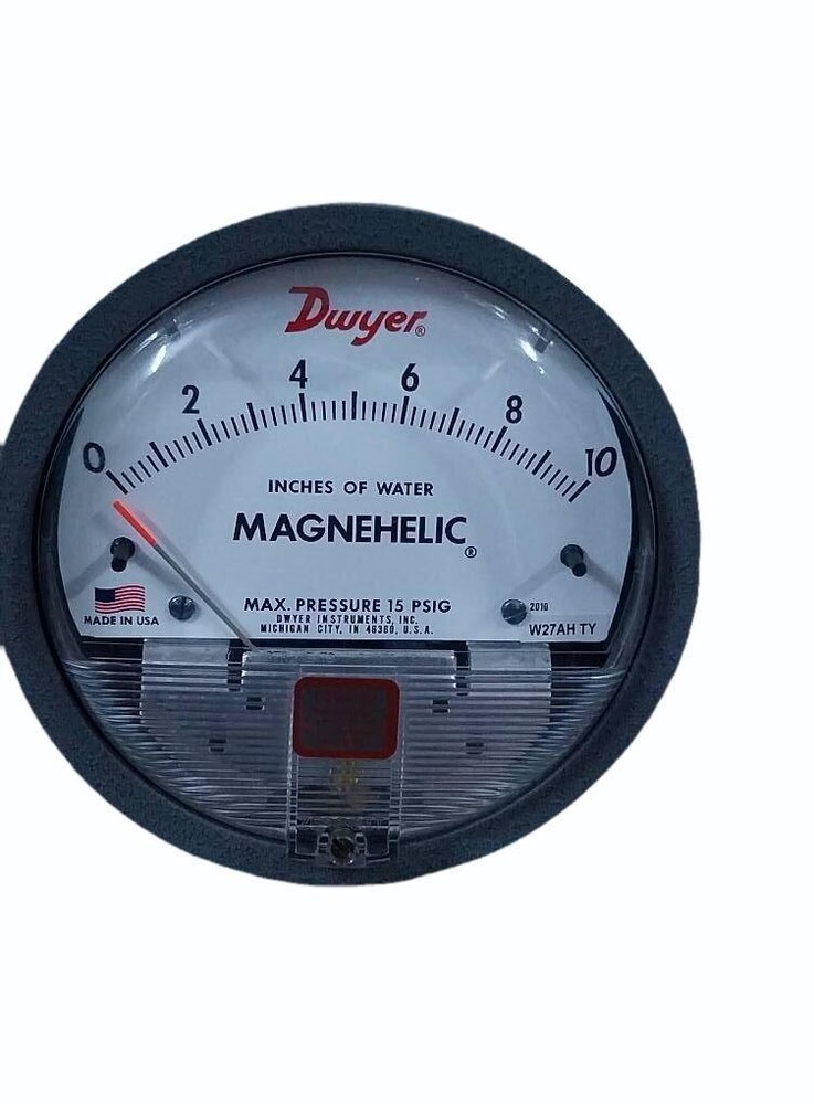 Dwyer Magnehelic Differential Pressure Gauges 81 Model Number - Color: White / Black