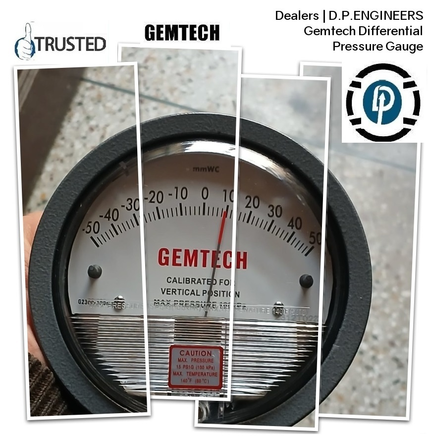 GEMTECH Differential Pressure Gauge Wholesalers |Dealers Wholesaler from Delhi|NCR|India|Faridabad|Noida|Ghaziabad|Gurgaon|Bulandshahr|Ballabhgarh|Bahadurgarh|Dehradun|Haridwar|Udham Singh Nagar