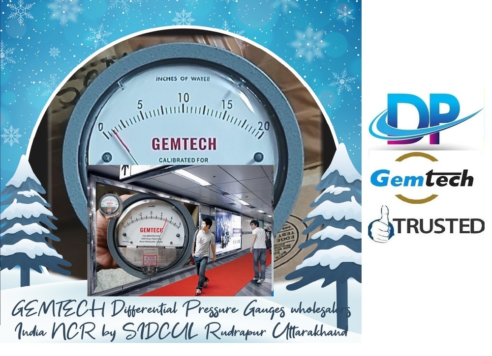 Best Brand - GEMTECH Differential Pressure Gauge Online Shopping India
