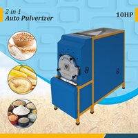 Automatic Double Chamber Flour Mill - Color: Blue