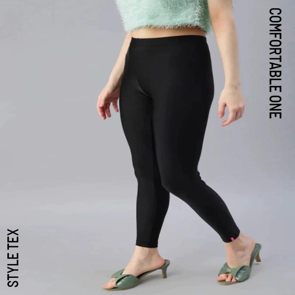 black full length & angkle leggings