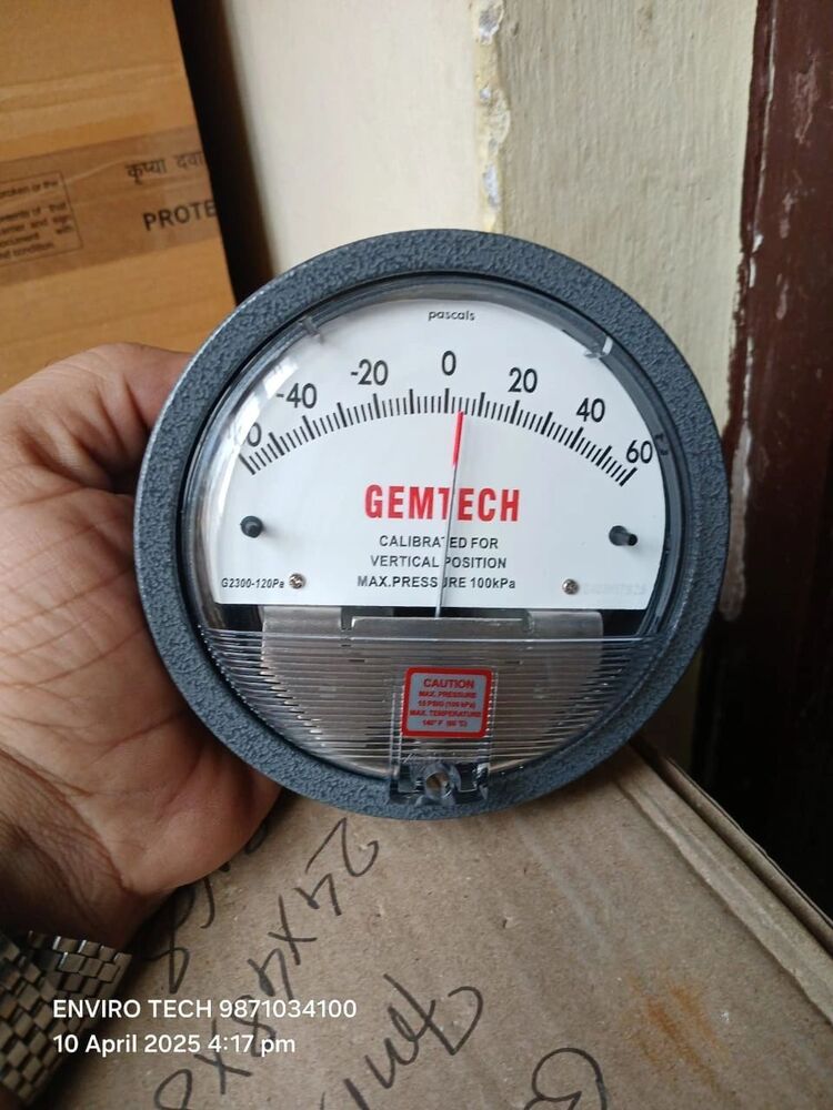 GEMTECH Differential Pressure Gauge From Gultekdi Industrial Estate Pune Maharashtra
