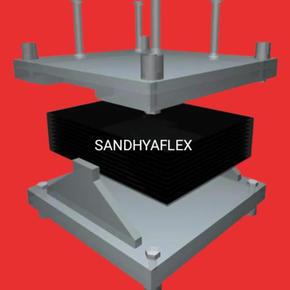 Ealstomeric Bride Bearing  with Top and Bottom Steel Plate