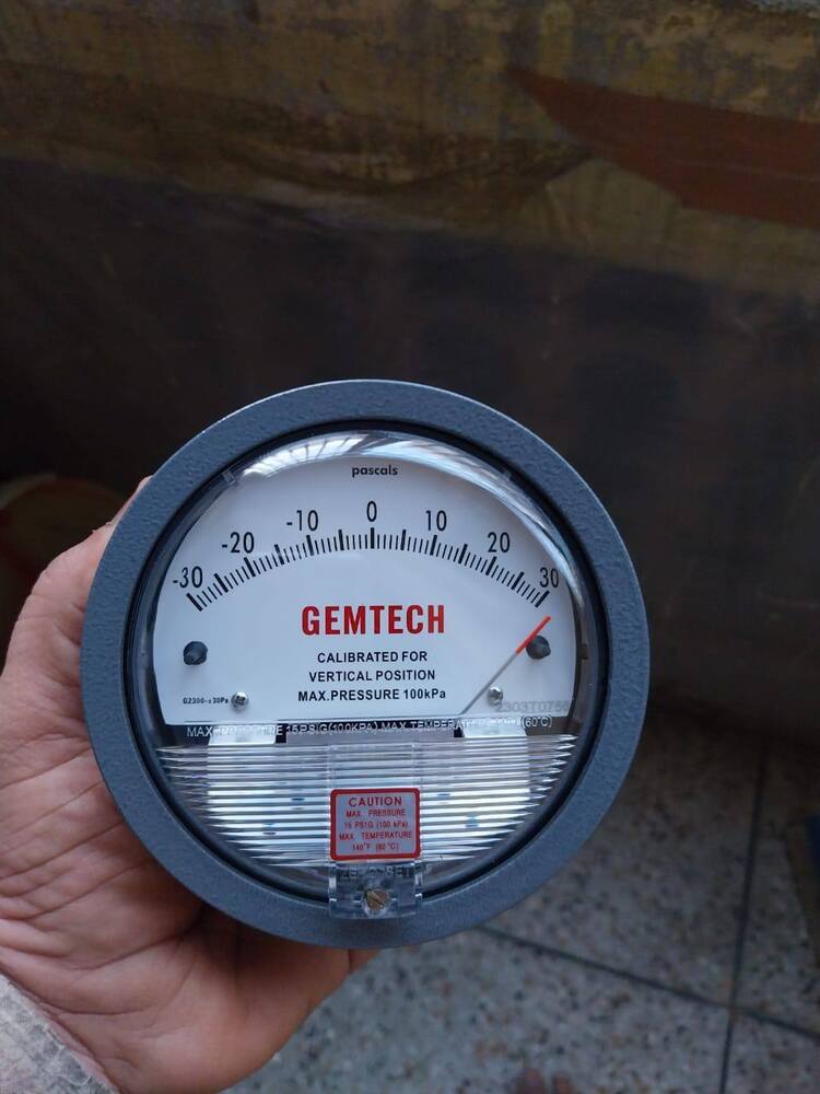 GEMTECH Differential Pressure Gauge Delhi From Industrial Area Bijoli Jhansi Uttar Pradesh India