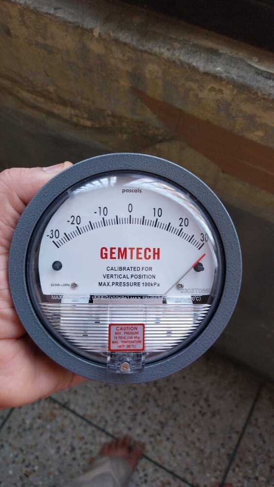 GEMTECH Differential Pressure Gauge Delhi From Industrial Area Bijoli Jhansi Uttar Pradesh India