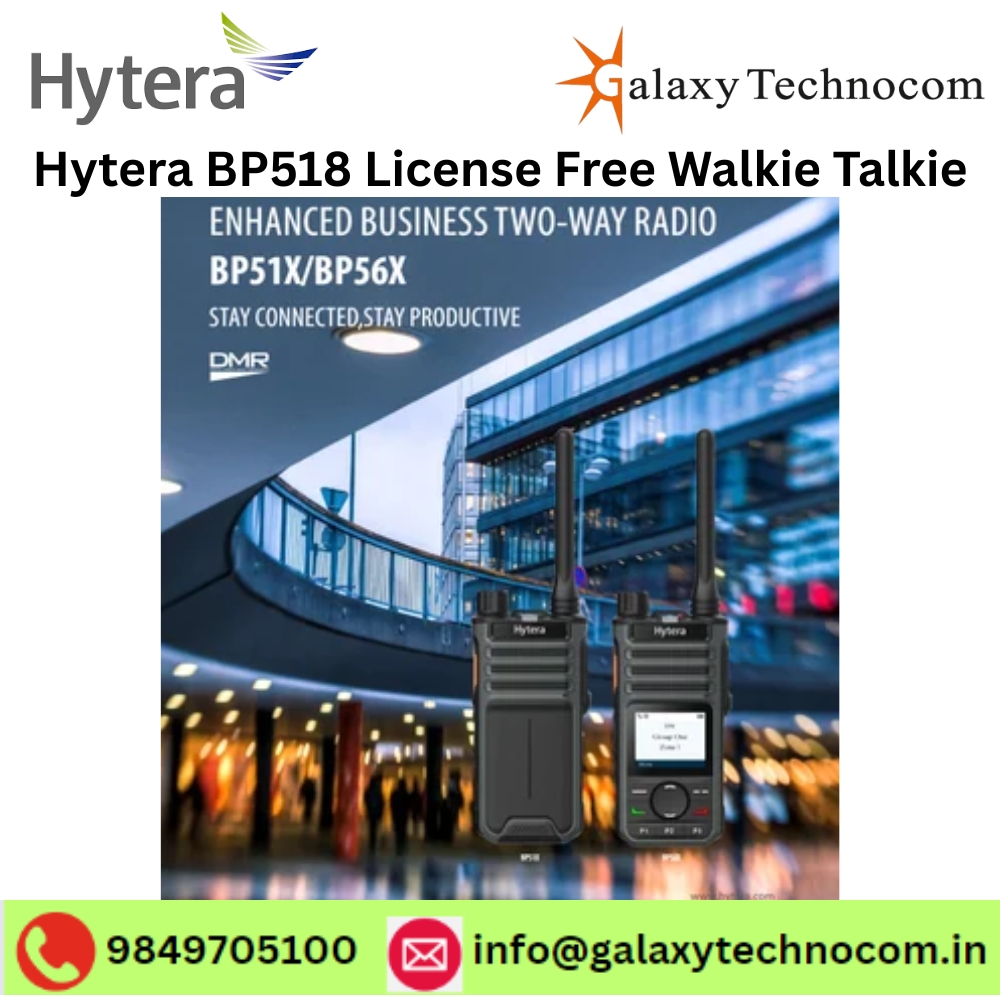 Hytera BP518 License Free Walkie Talkie