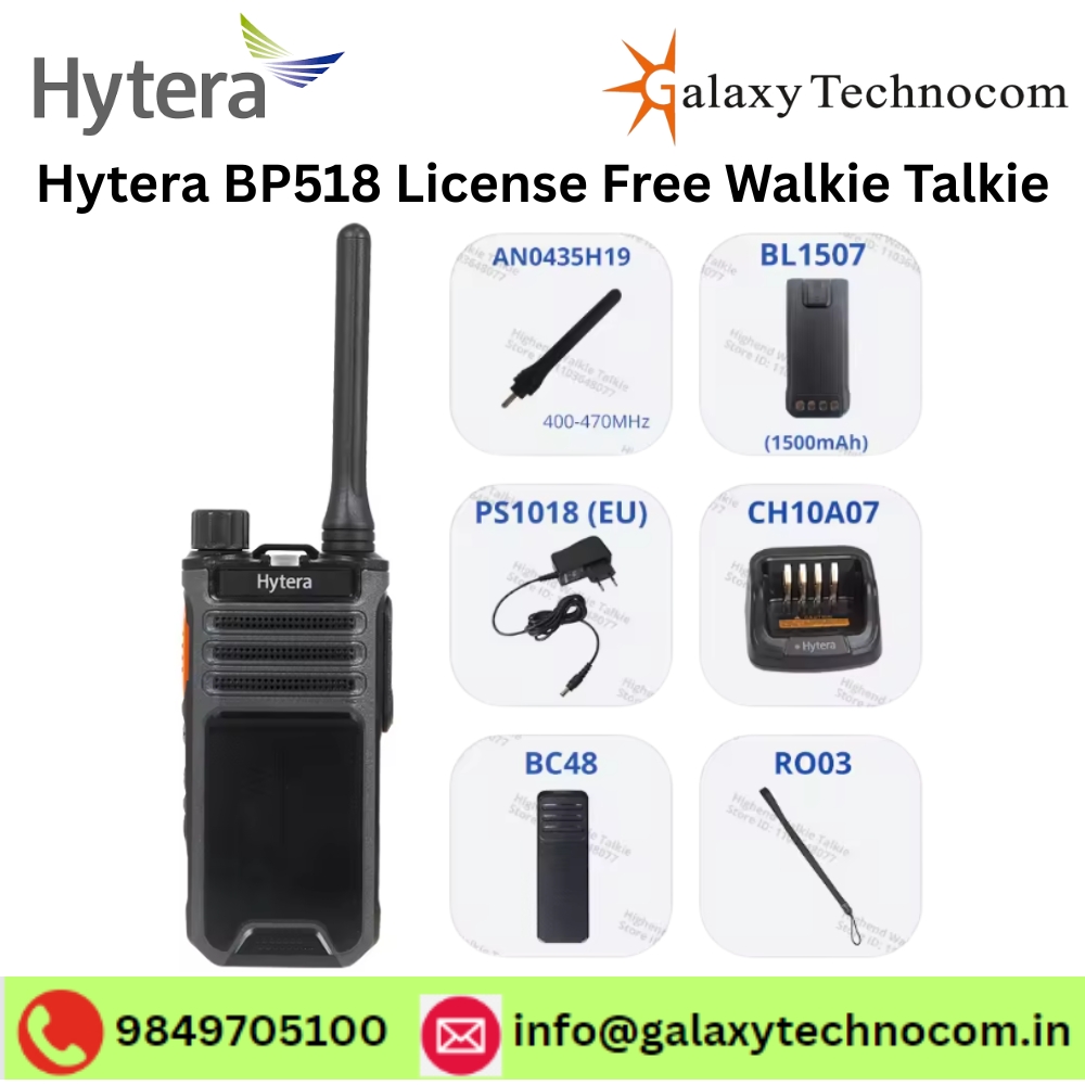 Hytera BP518 License Free Walkie Talkie