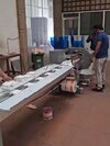 Servo based horizontal flow wrap machine