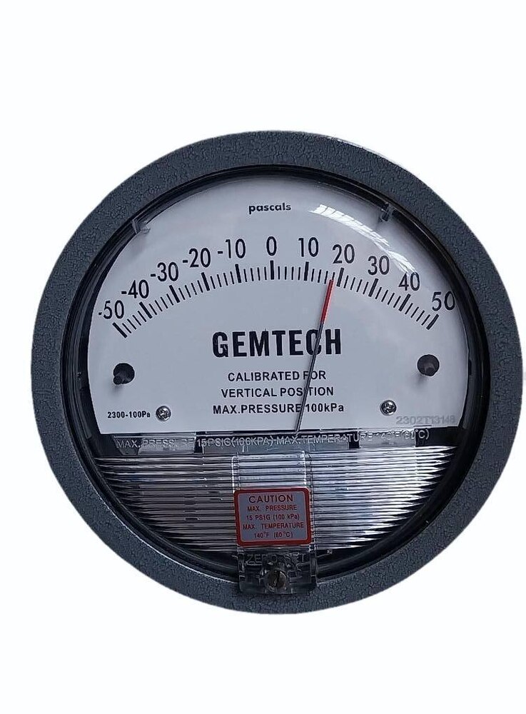 GEMTECH Differential Pressure GAUGE In Industrial Area Bhare Pune Maharashtra