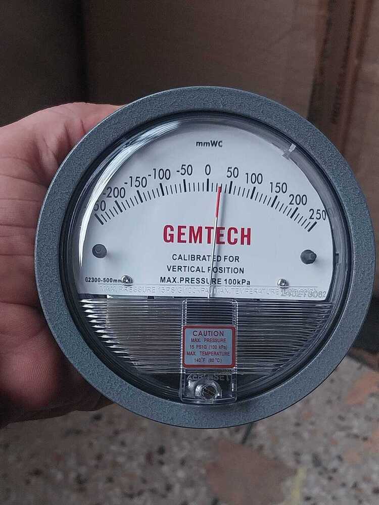 GEMTECH Differential Pressure Gauge From Baghpat Industrial Area Uttar Pradesh