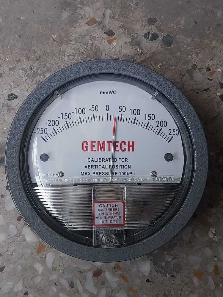 GEMTECH Differential Pressure Gauge From Baghpat Industrial Area Uttar Pradesh