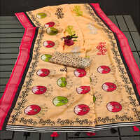 Soft Linen Saree - Color: Different Available