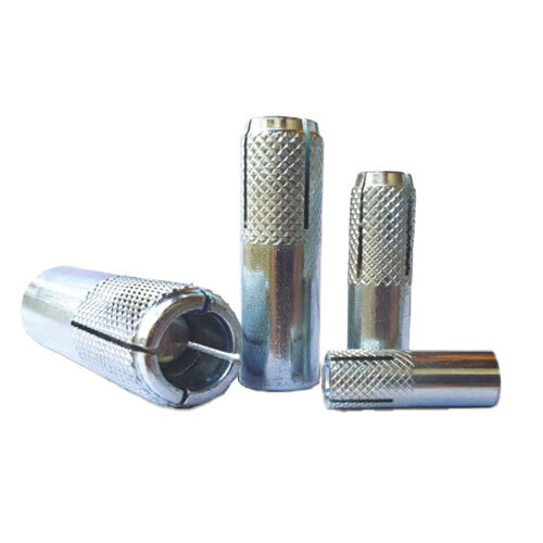 Drop In Anchor - Stainless Steel, Standard Size, Silver Color | Round Shape, Grade A, Industrial Usage