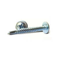 Pan Phillips Head Self Drilling Screw - Color: Silver