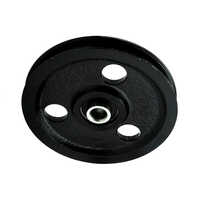 Casting Industrial Pulley - Color: Black