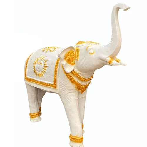 Fiber Elephant Statue