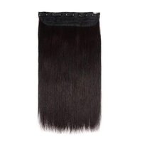 5 Pieces  Remy Clip in Hair Extensions  Dark Brown Color Remy Human Hair Extension