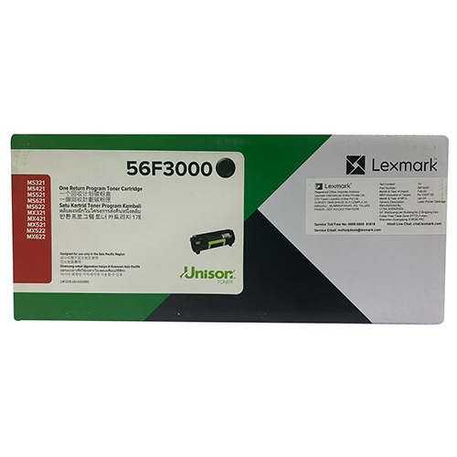 Lexmark 56F3000 Black Toner Cartridge