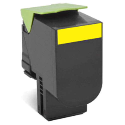 Lexmark 80C80Y0 Yellow Toner Cartridge