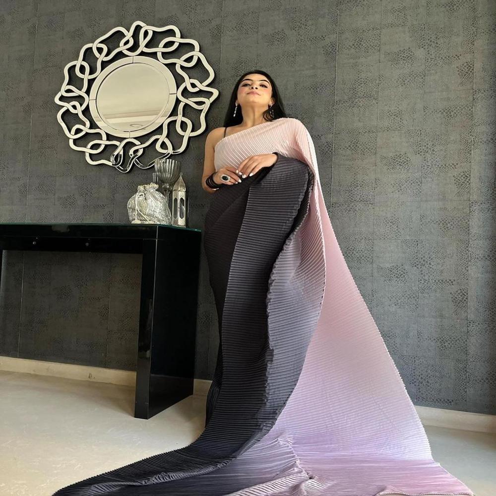 Designer Printed Saree