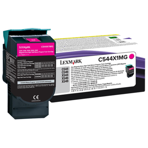 Lexmark C544X1MG 4K Magenta Extra High Yield Toner Cartridghe