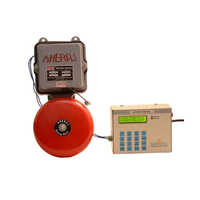 6 Inch Automatic School Gong Bell - Color: Red