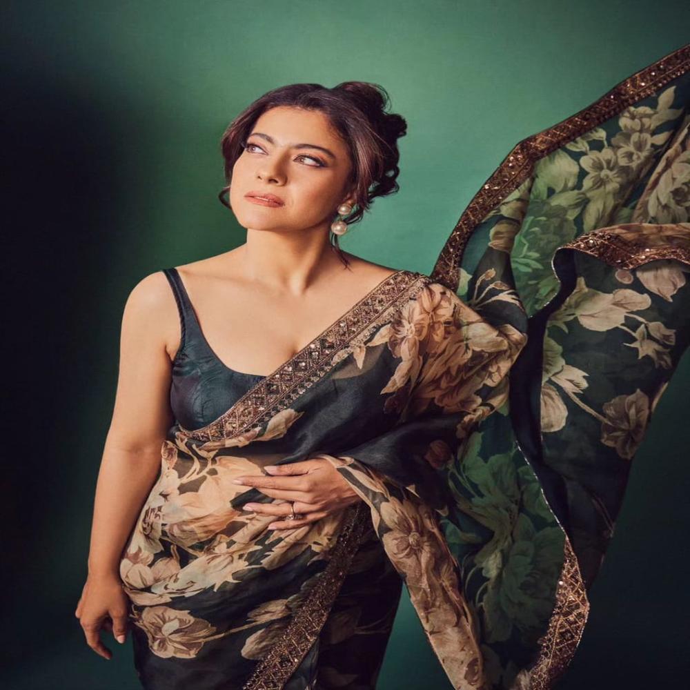 kajal saree