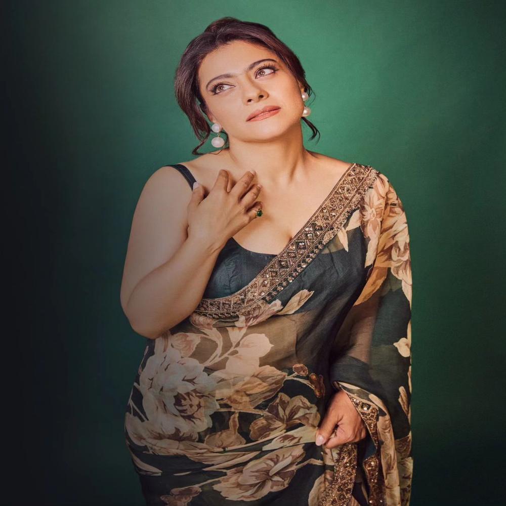 kajal saree