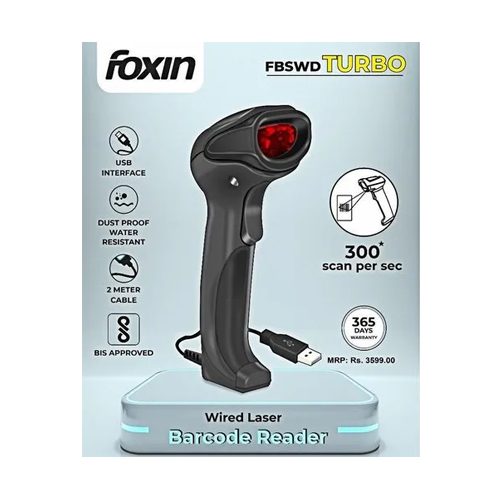 Foxin S टर्बो बारकोड सिस्टम