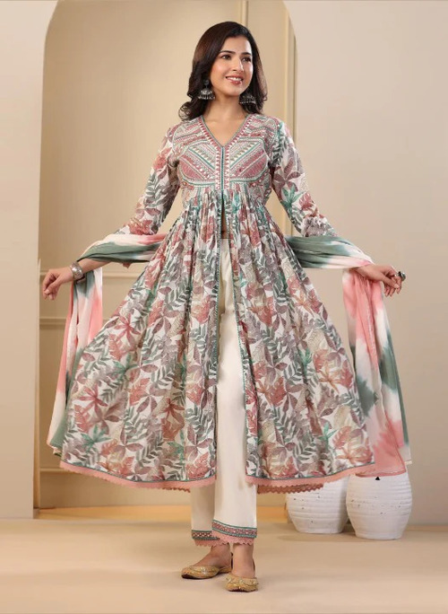 Designer Cotton Kurti Pair