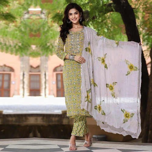 Designer Cotton Kurti Pair