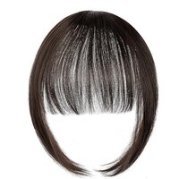 100% Real Human Hair Bangs - Color: Black And Brown Are Available In Stock