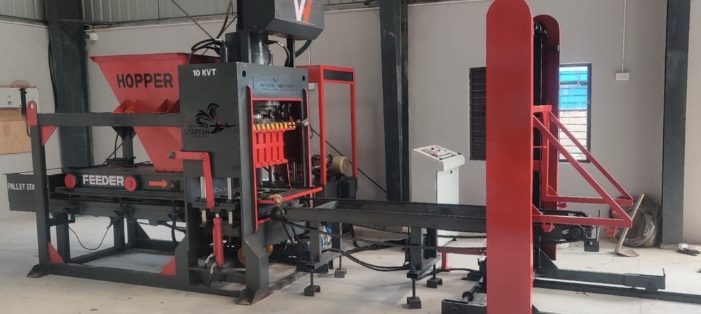 Fully Automatic Concrete Paver Block Machine