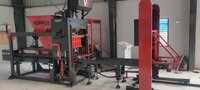 Fully Automatic Concrete Paver Block Machine - Color: Red