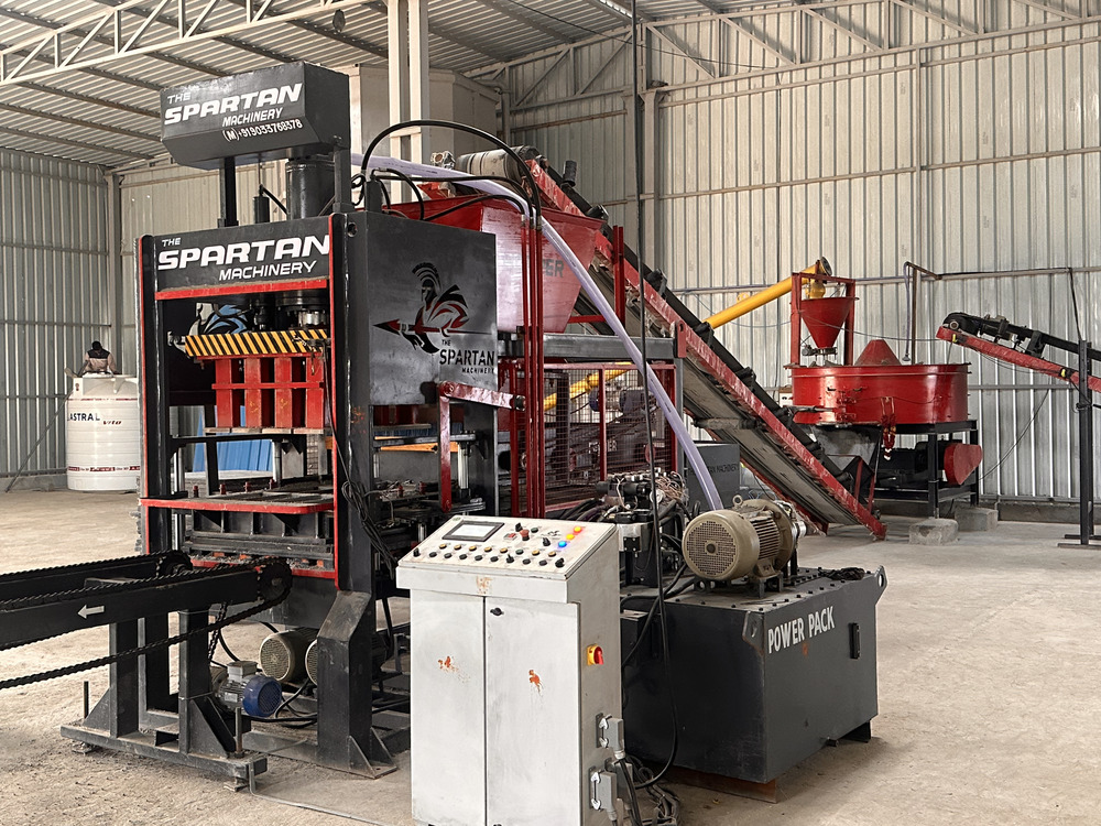 Automatic Concrete Paver Block Making Machine