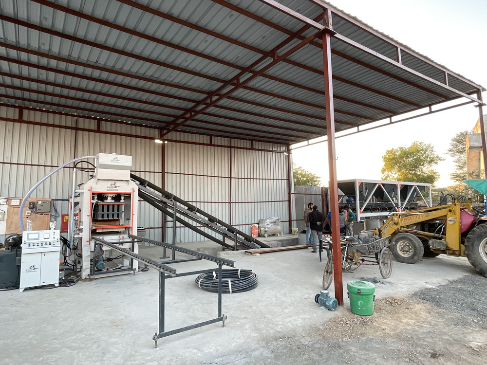 Automatic Fly Ash Brick Plant - Material: Mild Steel