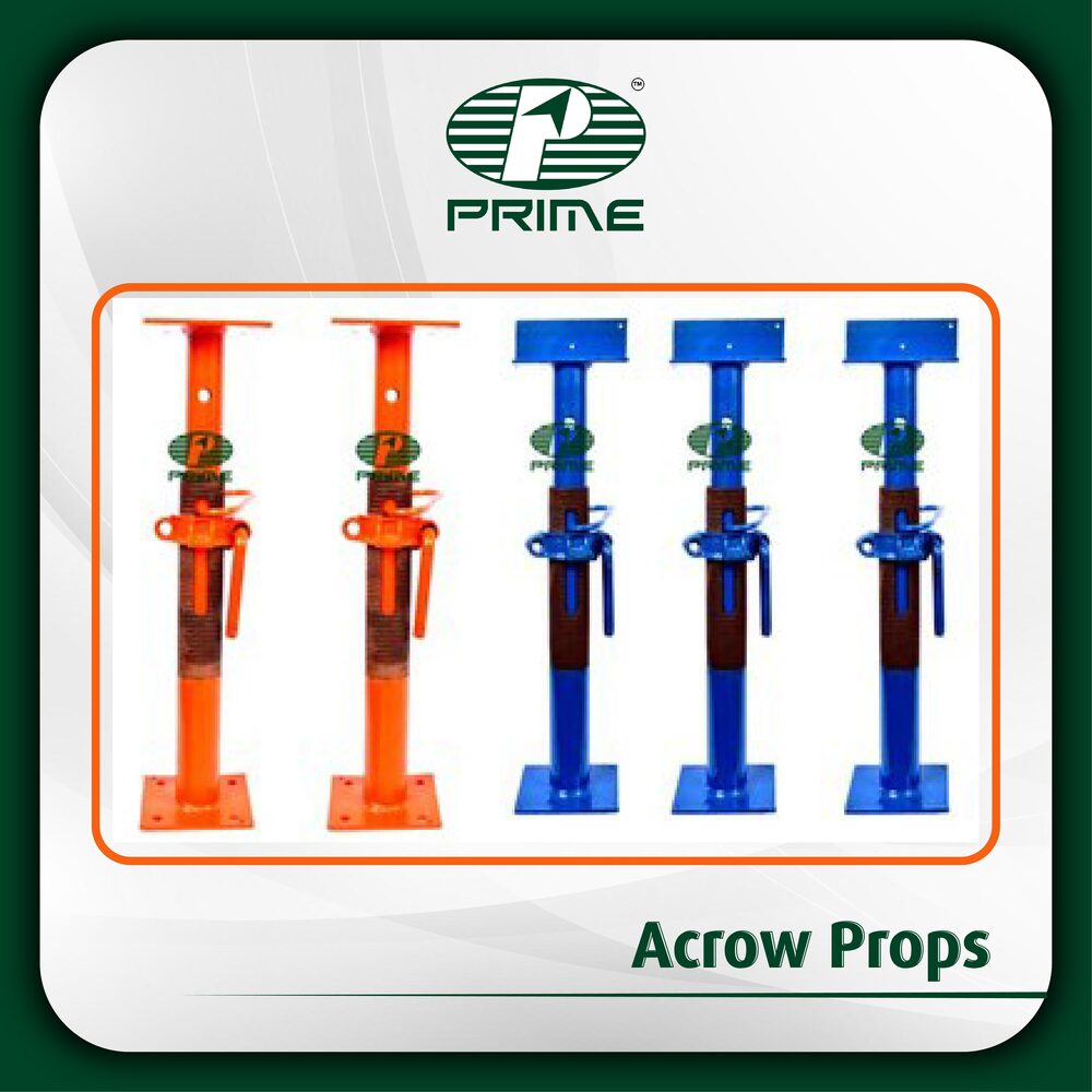 Adjustable Props - Pre-galvanized Aluminum | Height Adjustable, Durable, Versatile Support For Concrete Formwork