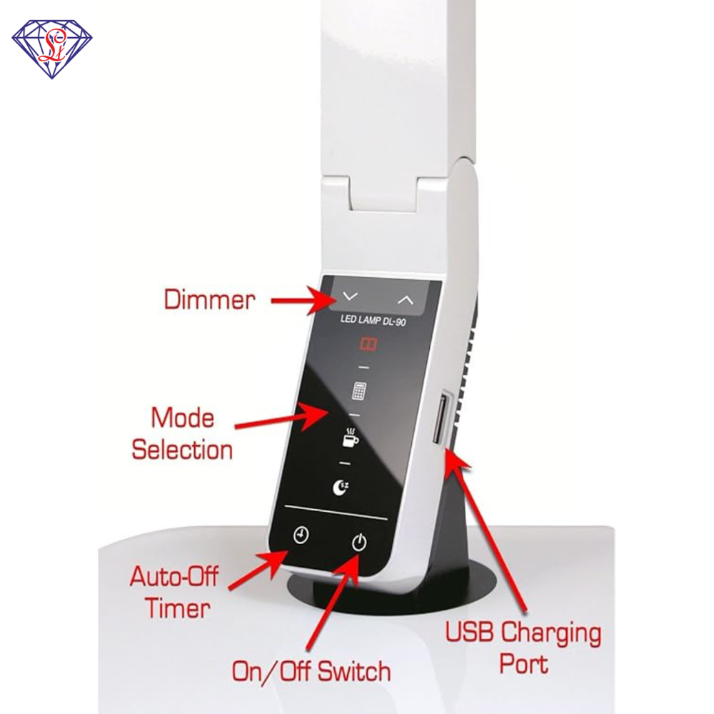 Diamond Assortment Lamp - Color: White