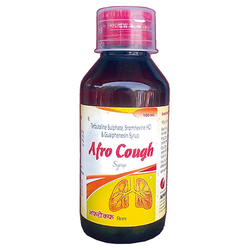 100ml Terbutaline Sulphate Bromhexine HCI And Guaiphenesin Cough Syrup