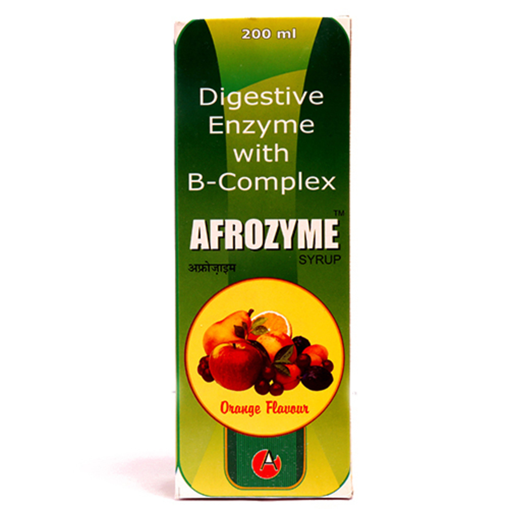 Afrozyme Syrup 200ml Digestive Enzyme With B Complex Syrup - Direction: As Per Suggestion