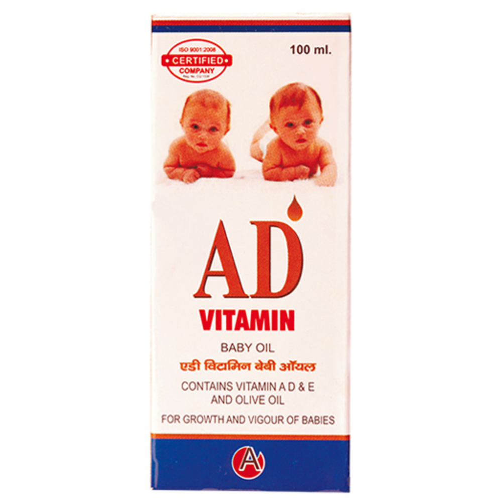 Ad Vitamin Baby Oil - Color: Clear