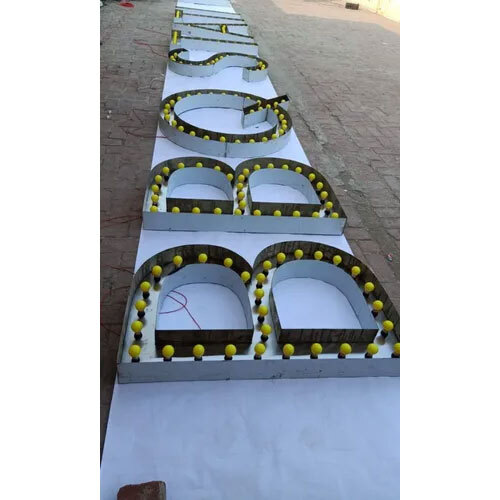 High-Grade Steel Letters - Color: White