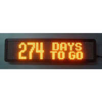 Single Color Led Display Sign Board