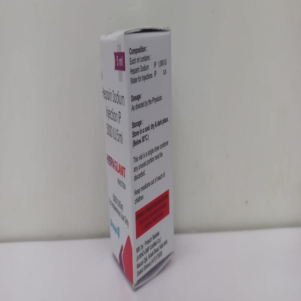 HEPARIN SODIUM 5000 IU INJ.
