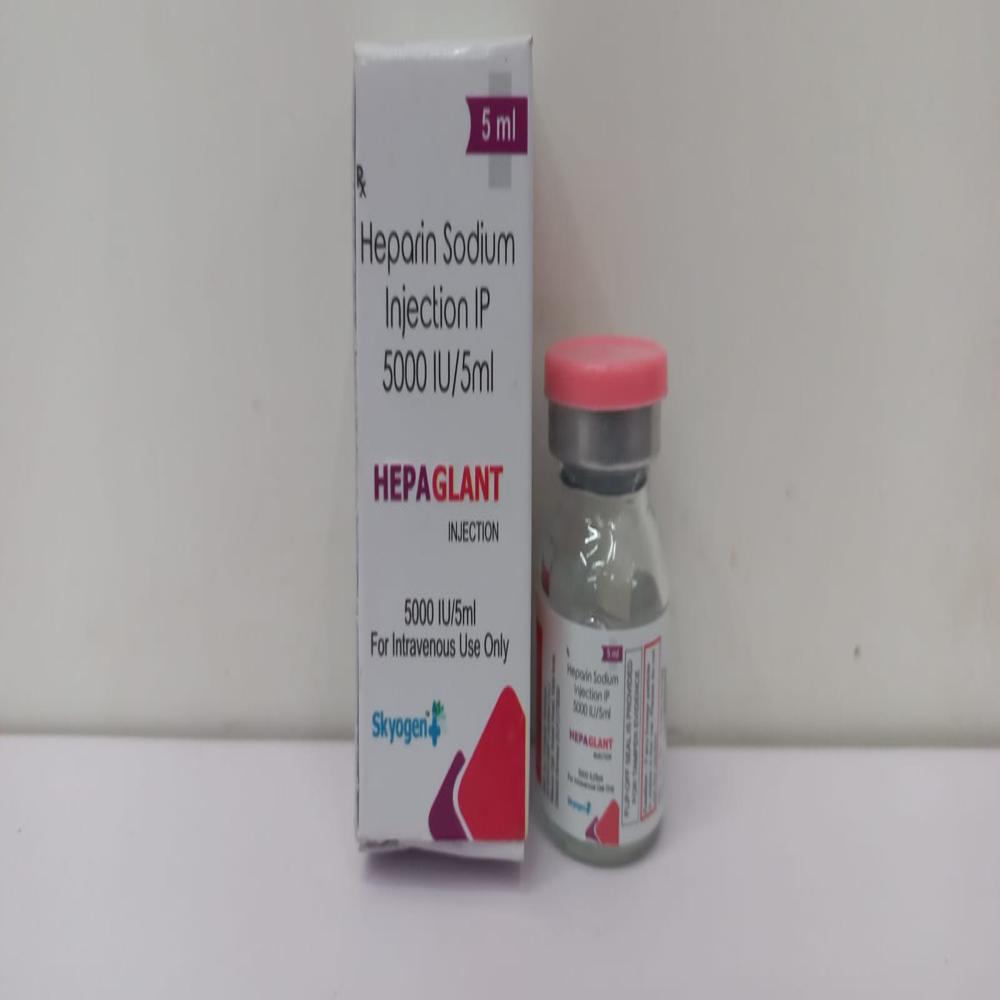 HEPARIN SODIUM 5000 IU INJ.