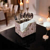 MDF Wood Cutlery Holder