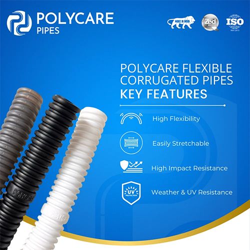Polycare Flexible Corrugated Conduit Pipes