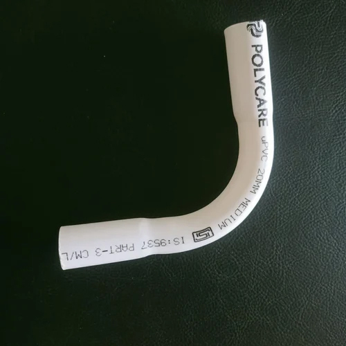 20 Mm Medium Upvc Bend Pipe - Application: Electrical Fitting