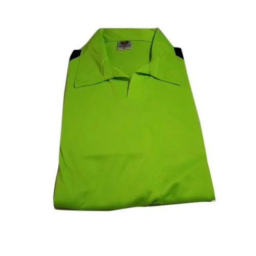 Mens Collar Neck Polyester T Shirt